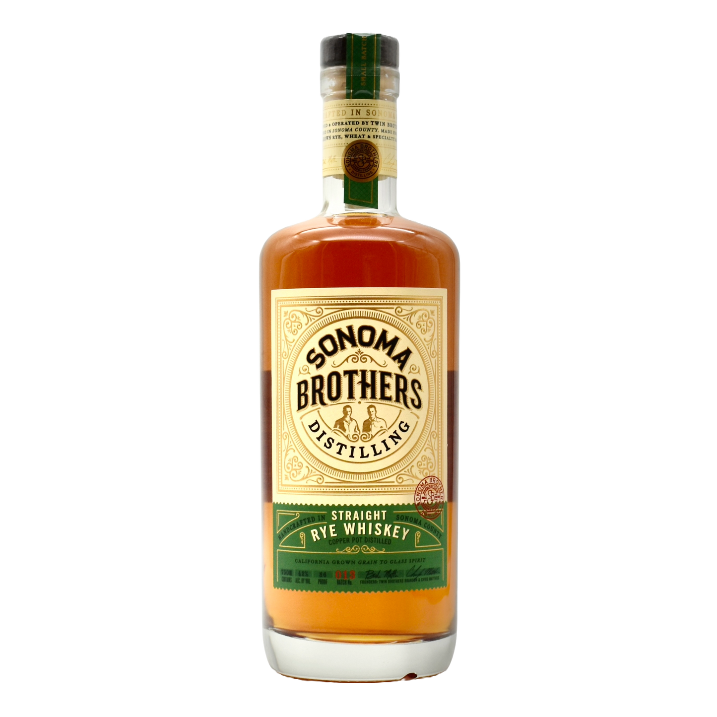 Sonoma Brothers Distilling Rye 750ml