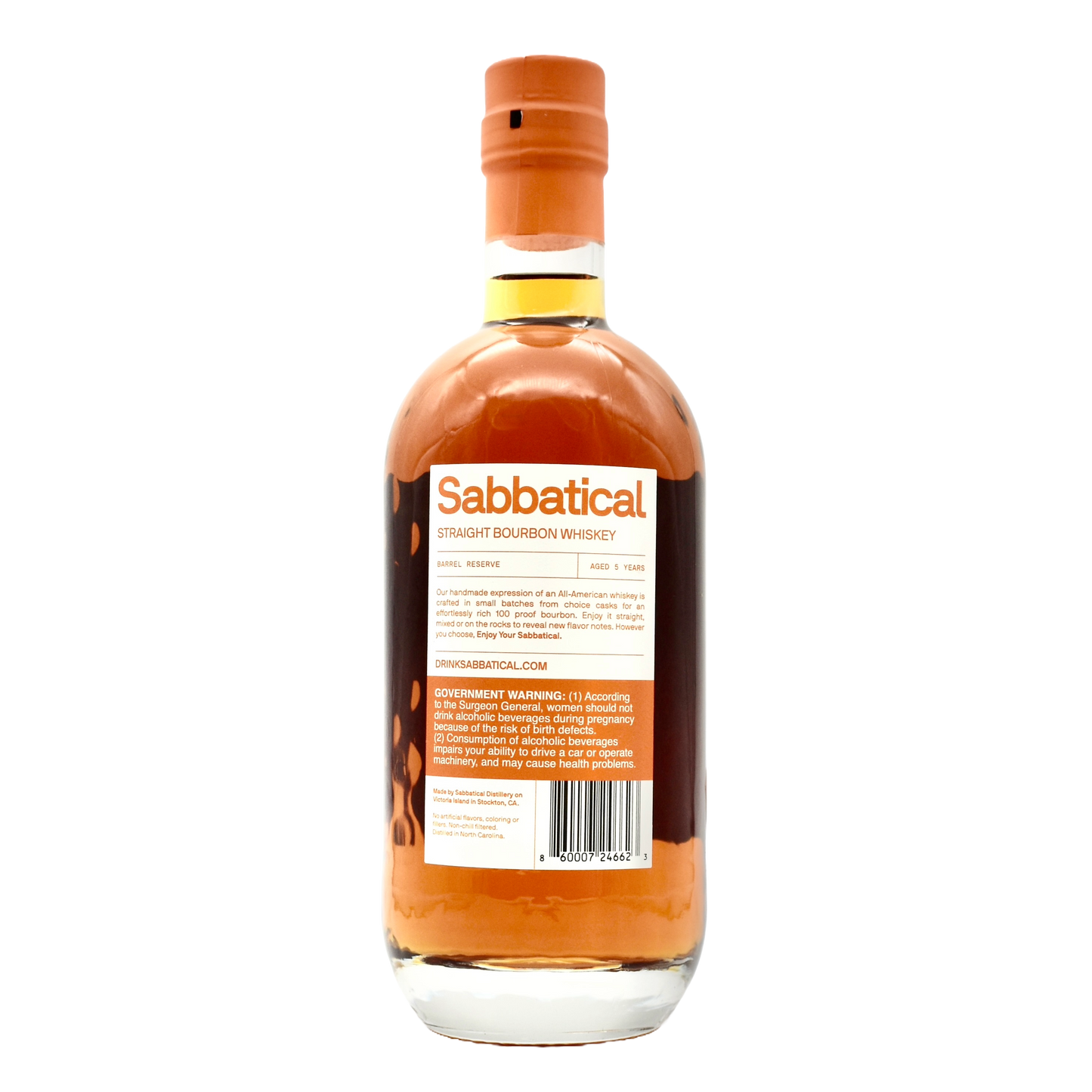 Sabbatical Straight Bourbon Whiskey 750ml