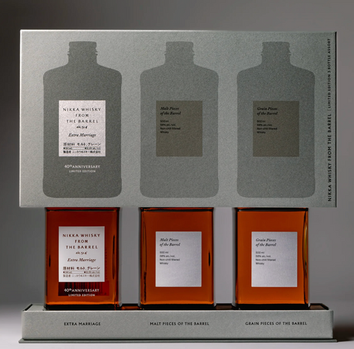 Nikka from the Barrel 40th Anniversary Gift Set 3x500ml
