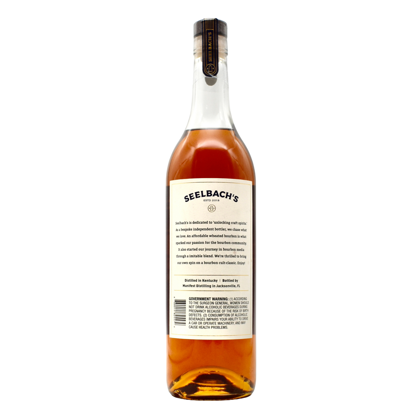 Seelbach's Private Reserve Wheated Bourbon 107 Proof 750ml