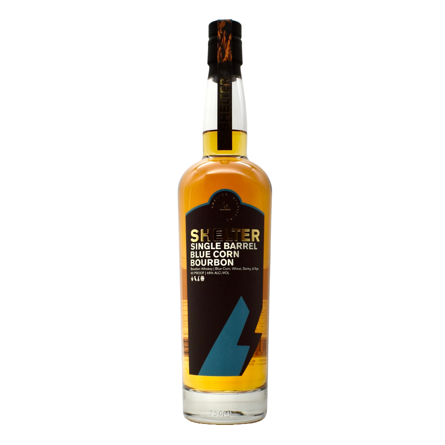 Shelter Single Barrel Blue Corn Bourbon 750ml