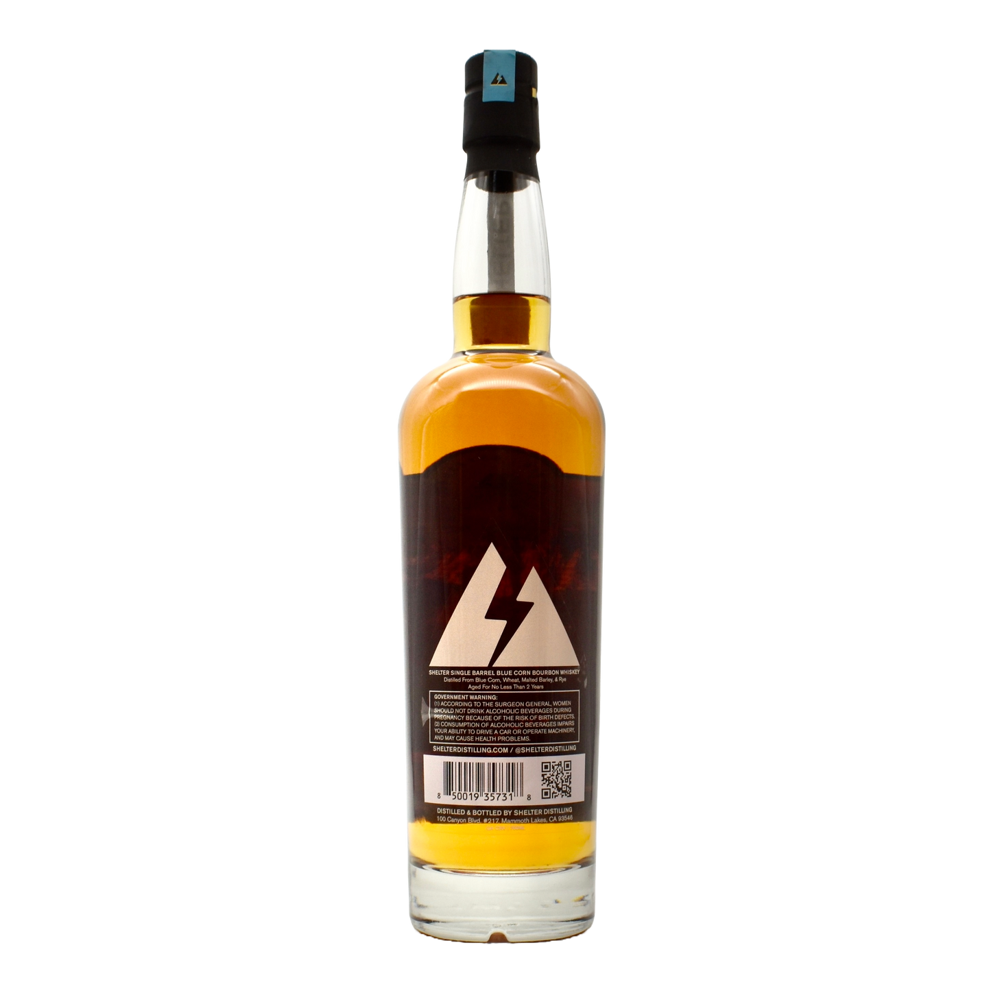 Shelter Single Barrel Blue Corn Bourbon 750ml