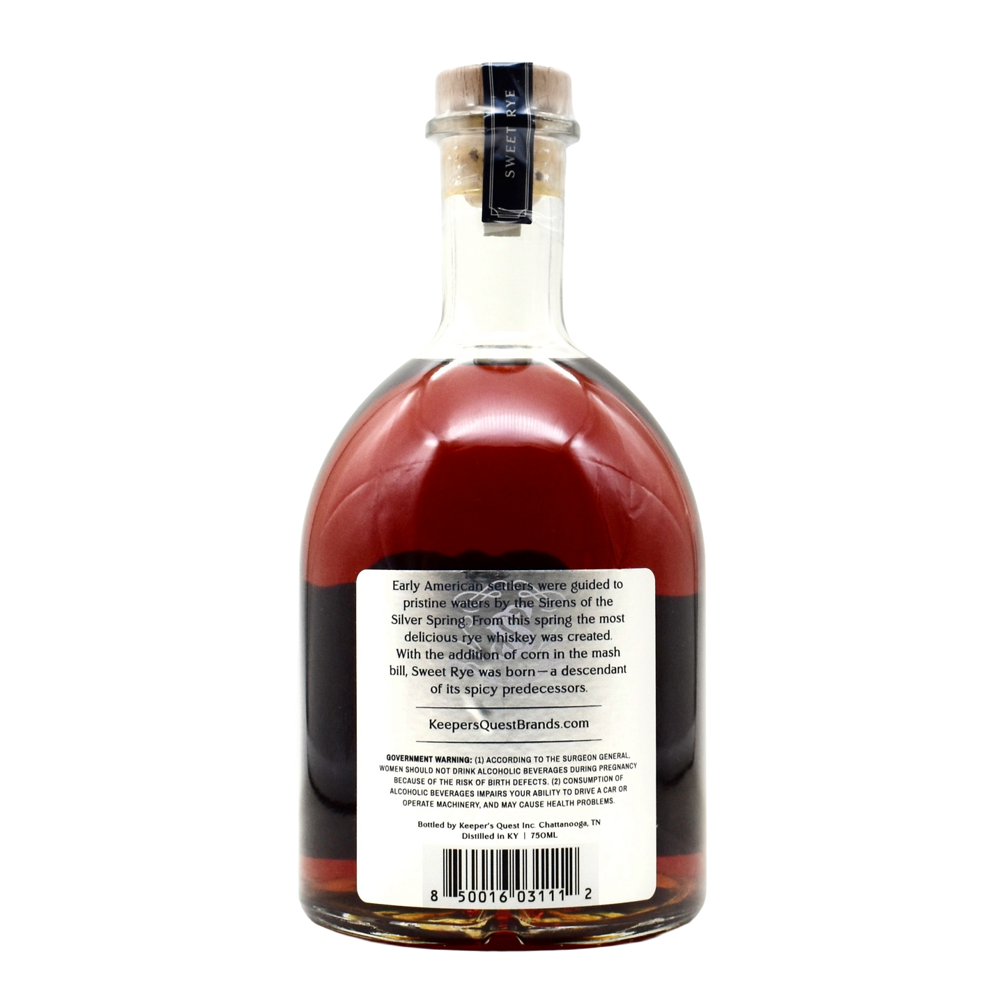 Silver Springs Cask Strength Single Barrel Sweet Rye Whiskey 750ml