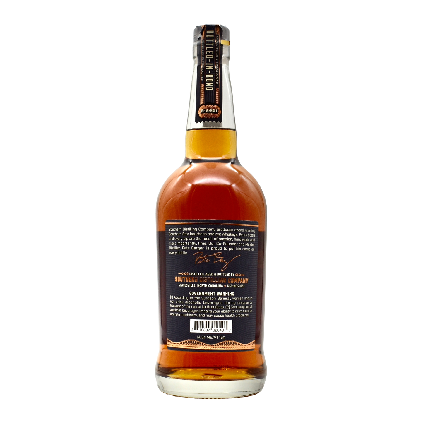 Southern Star Paragon Rye Bottled In Bond 750ml