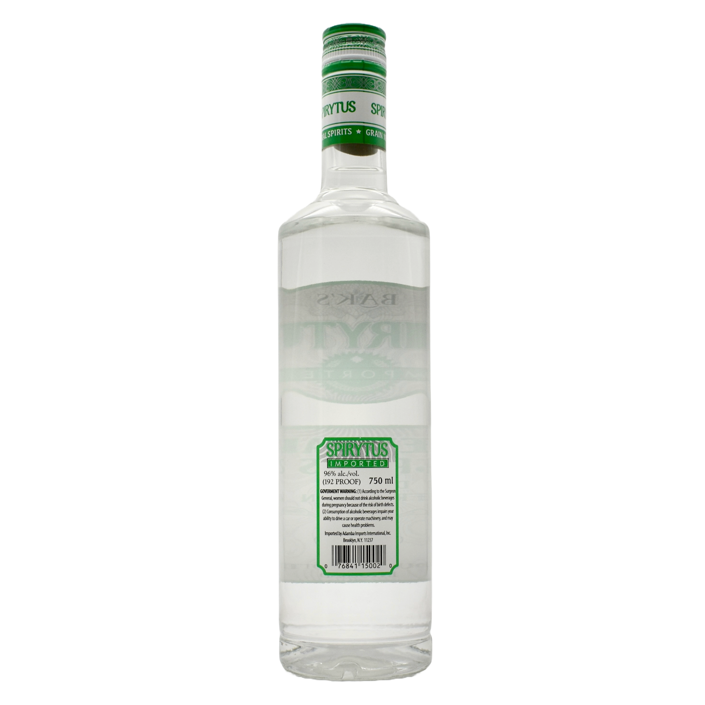 Bak's Spirytus Neutral Spirits 192pf 750ml