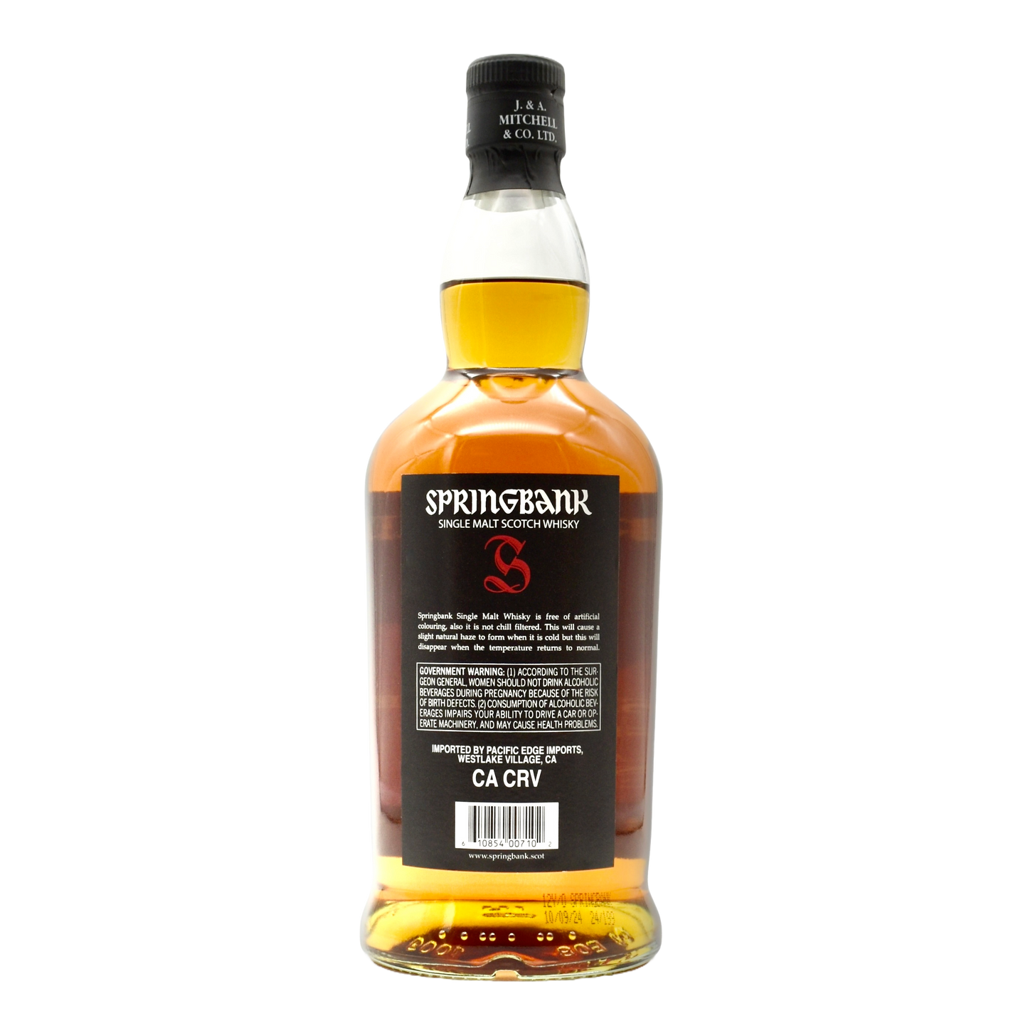 Springbank 12 Year Scotch Whisky 700ml