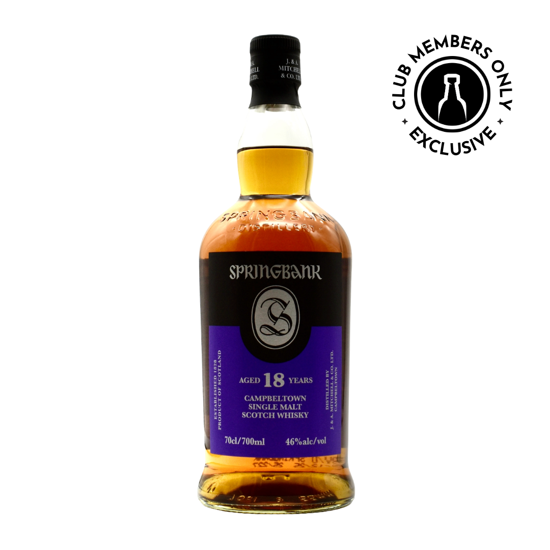 Springbank 18 Year Single Malt Scotch Whisky 700ml | Club Members Only