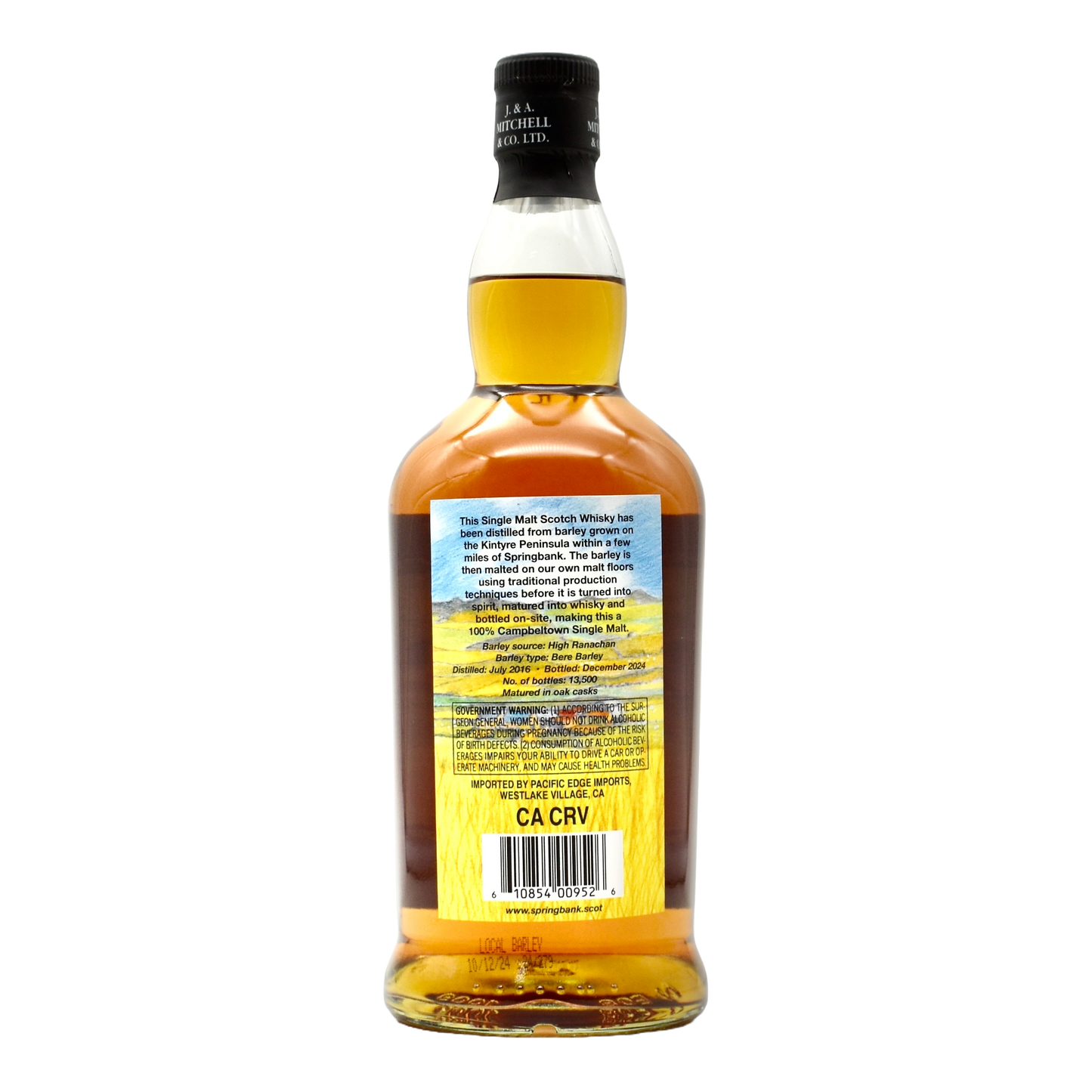 Springbank 8 Year Local Barley 700ml [MEMBERS ONLY]