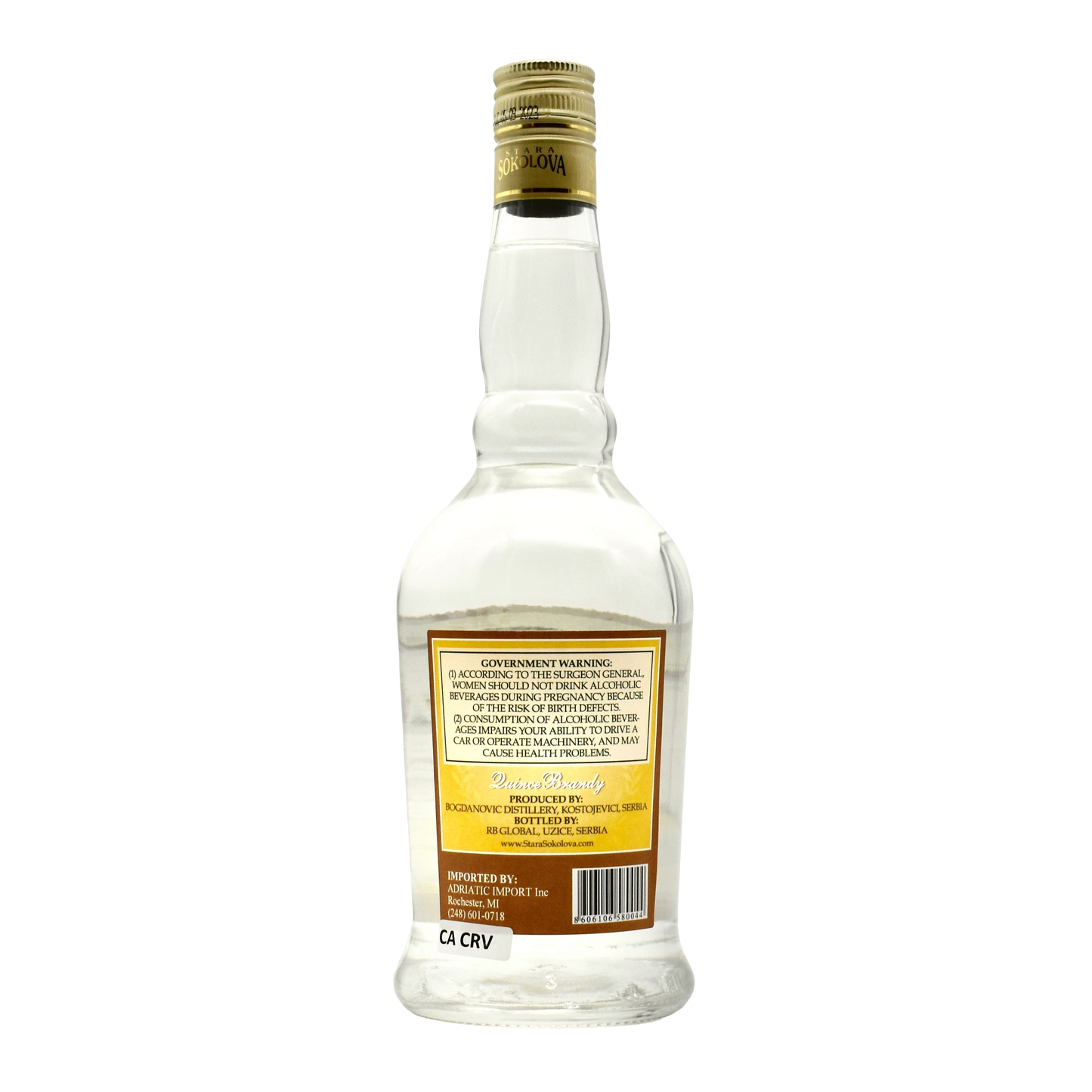 Stara Sokolova Dunja Quince Brandy 750ml