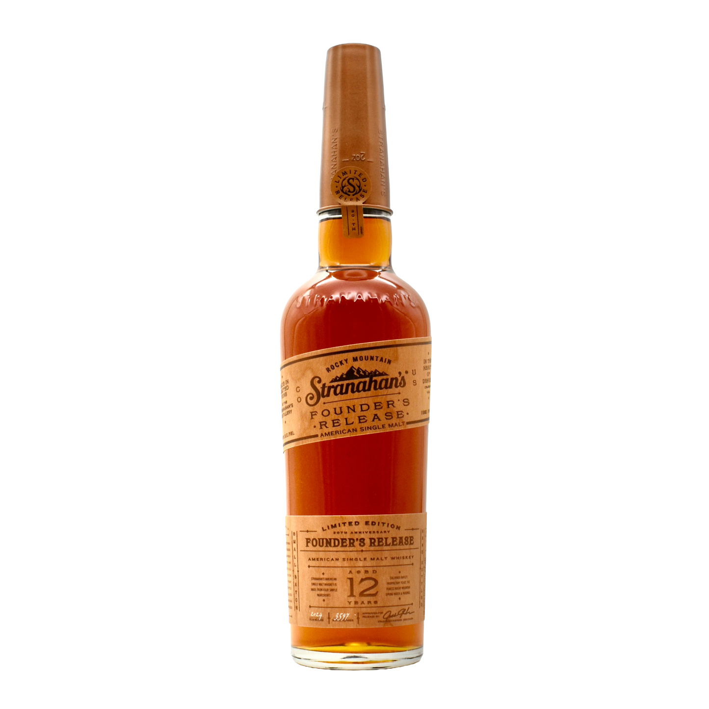 Stranahan's 12 Year Founder's Release Colorado Single Malt Whiskey 750ml