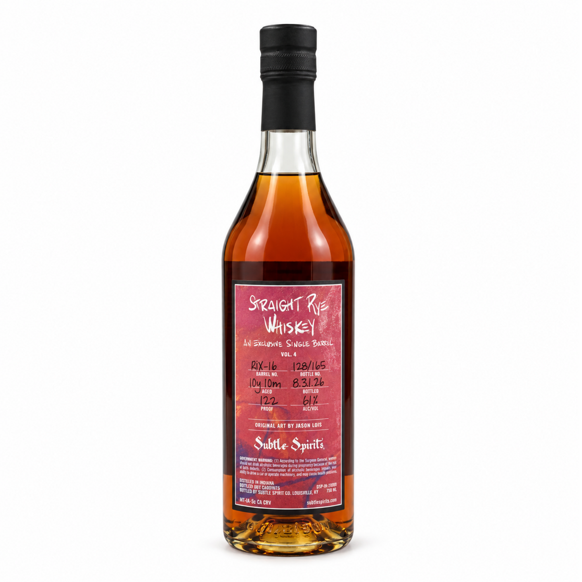 Subtle Spirits Rye 10 Year Vol. 4 RiX-16