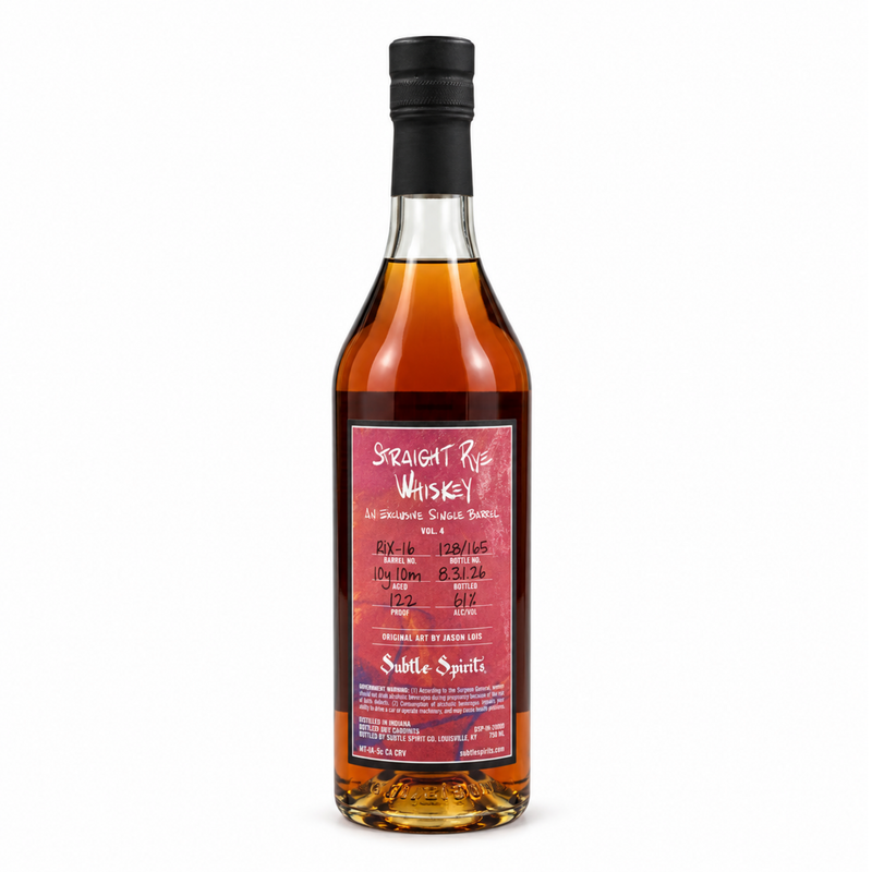 Subtle Spirits Rye 10 Year Vol. 4 RiX-16