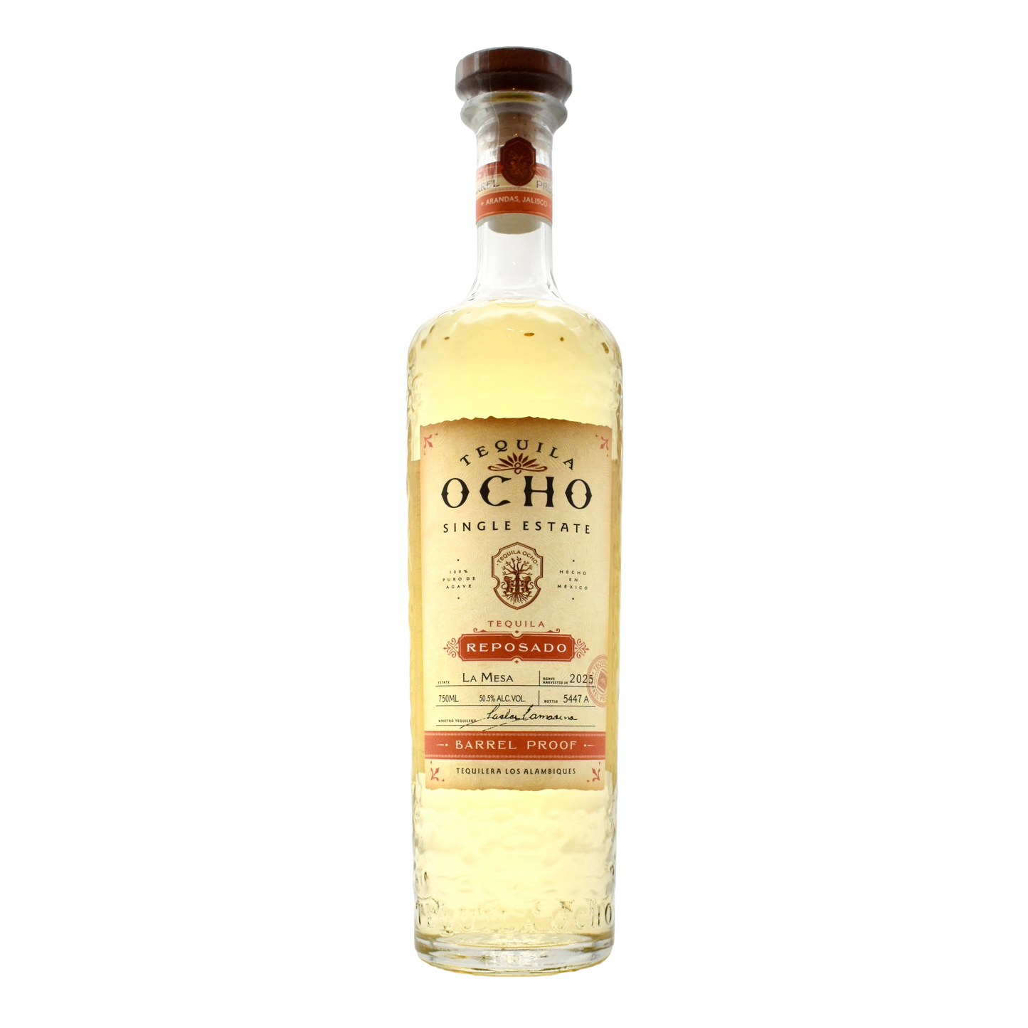 Tequila Ocho Reposado Barrel Proof 750ml