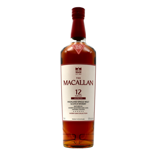 The Macallan Single Malt Scotch Sherry Oak Collection 12 Year 110 Proof 750ml