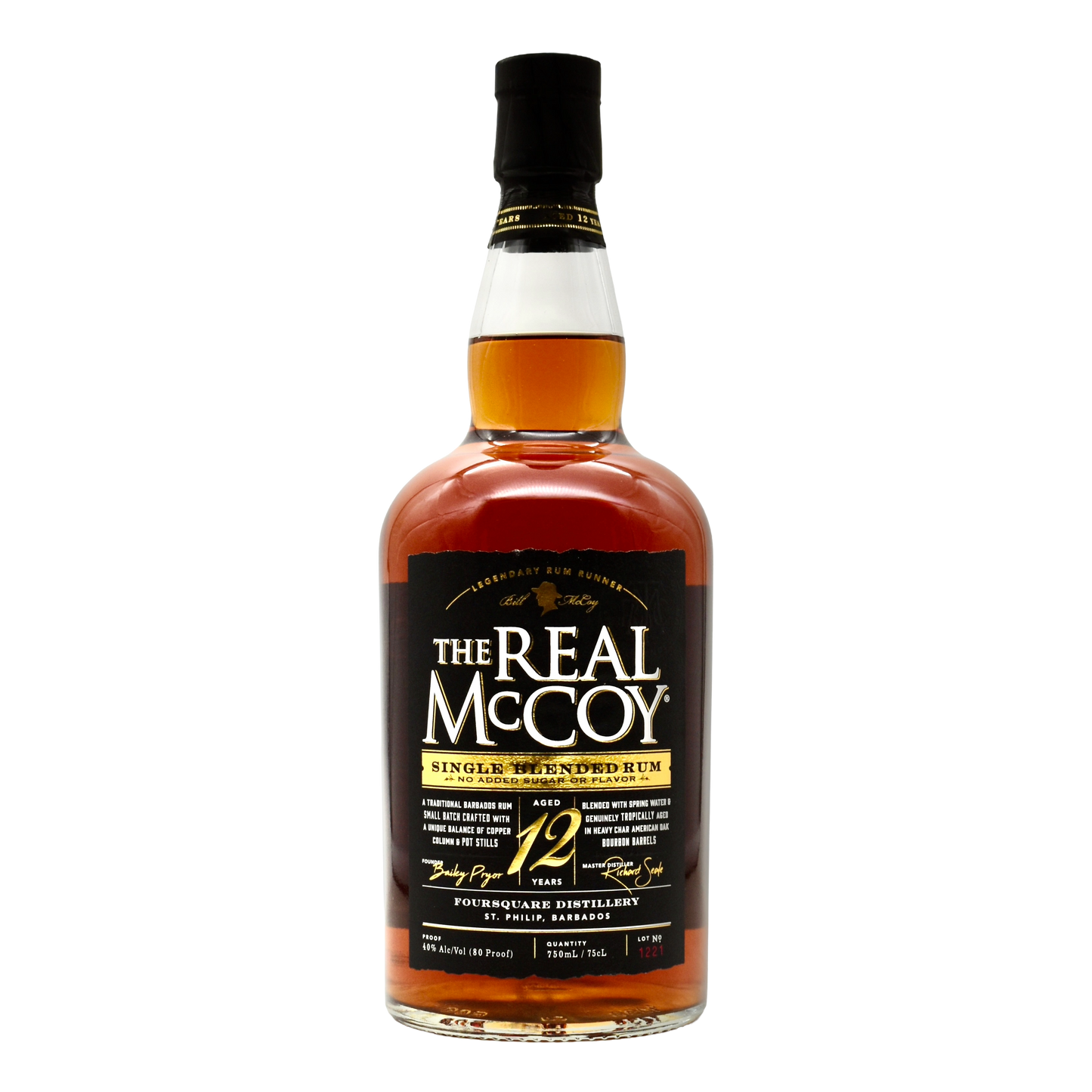 The Real McCoy Rum 12 Year 700ml