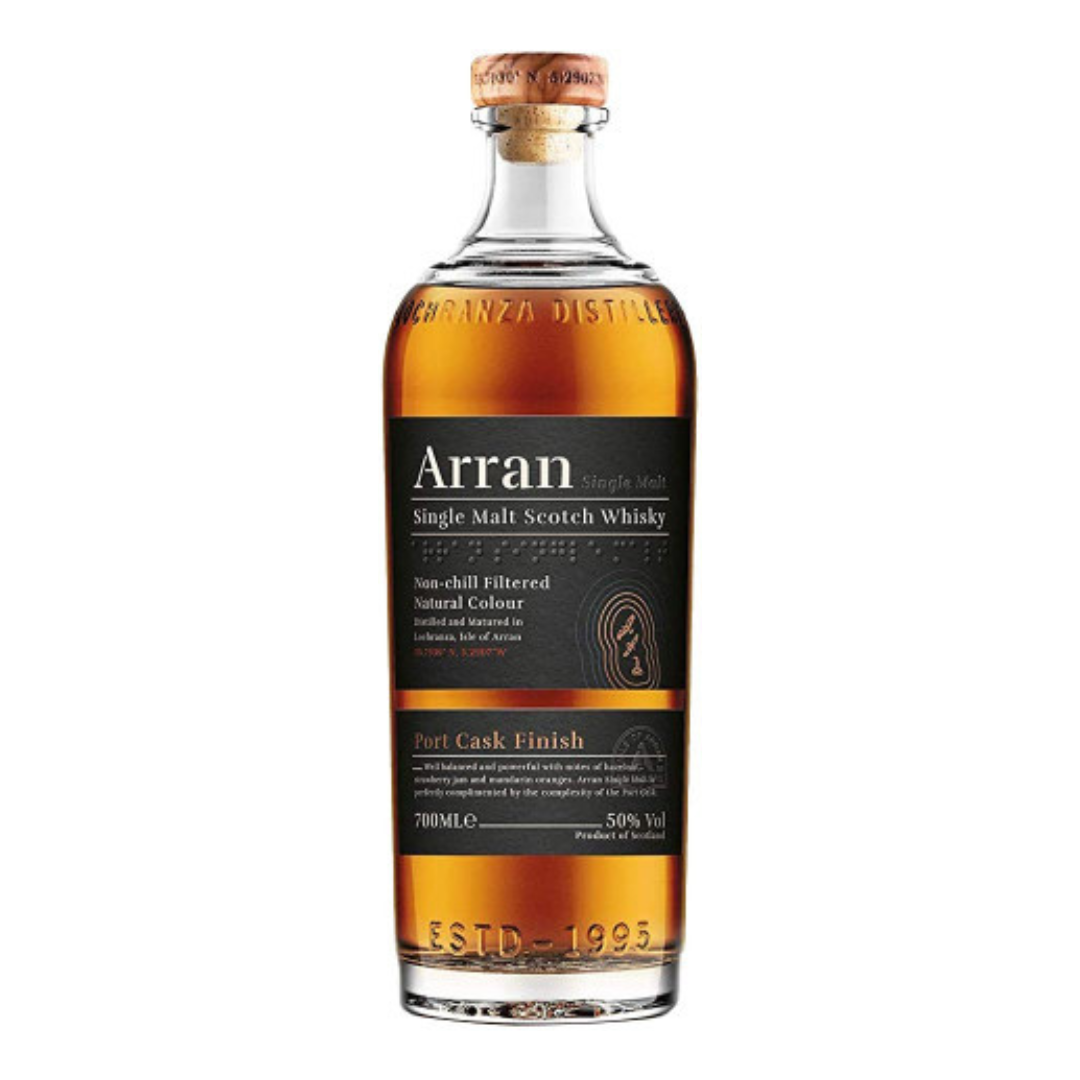 The Arran Malt Single Malt Scotch Whisky The Port Cask Finish 700ml