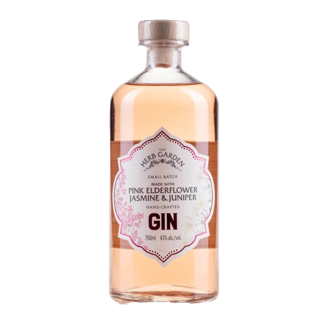 The Old Curiosity Distillery The Herb Garden Pink Elderflower And Jasmine Gin 750ml
