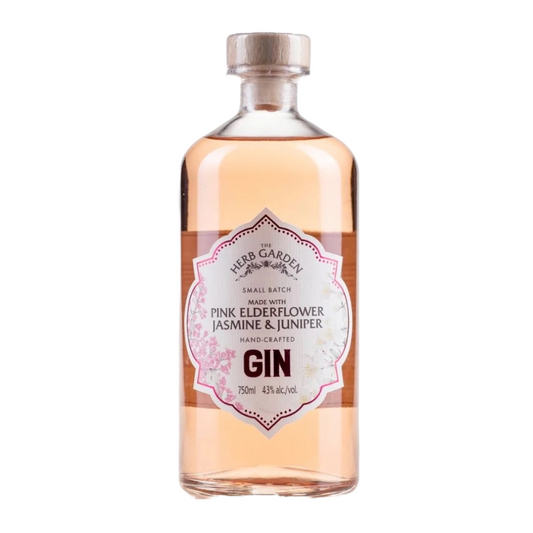 The Old Curiosity Distillery The Herb Garden Pink Elderflower And Jasmine Gin 750ml
