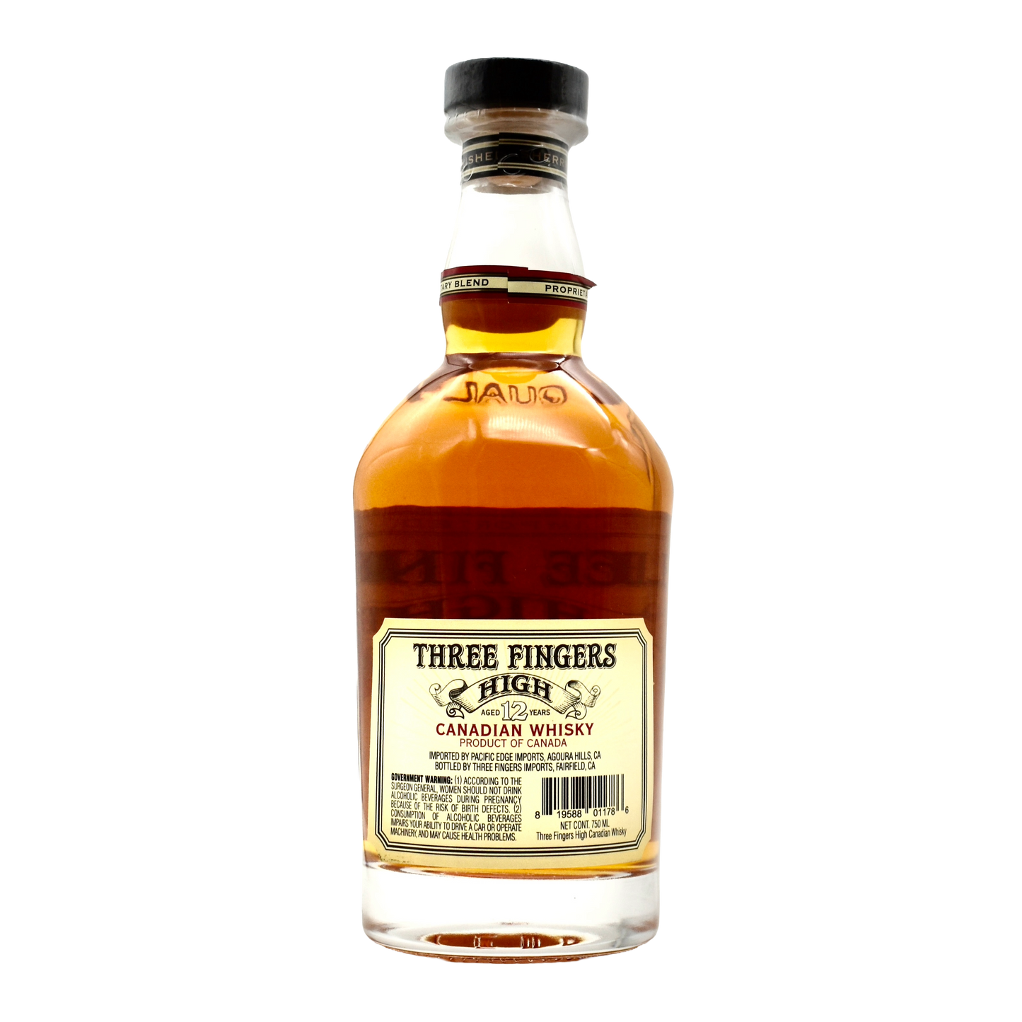 Three Fingers High 12 Year Old Canadian Whisky