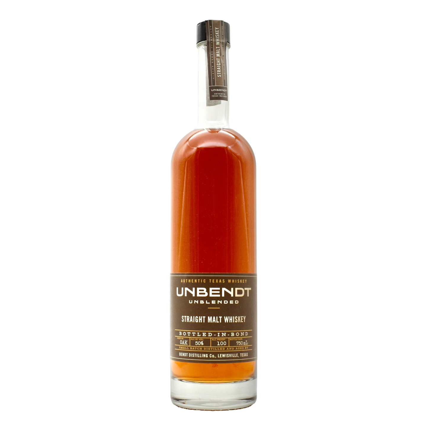 Unbendt Straight Malt Whiskey Bottled In Bond 750ml