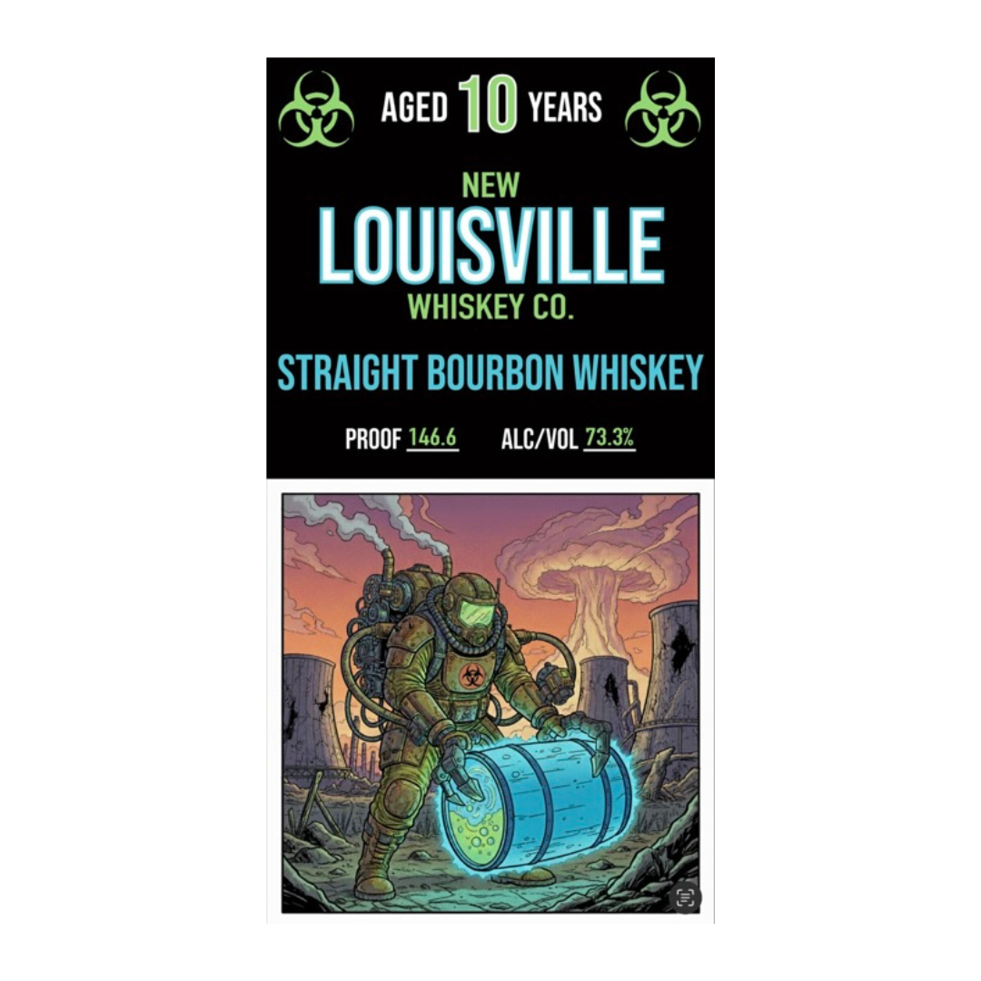 New Louisville Bourbon Hazmat 10 Year 750ml [Barrel Select: Nuclear Nectar]