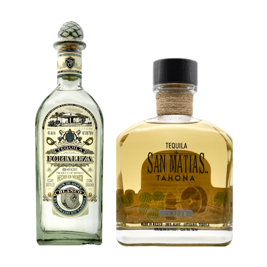 Fortaleza Tequila Blanco & San Matias Anejo (2x750ml) [Limited Combo]