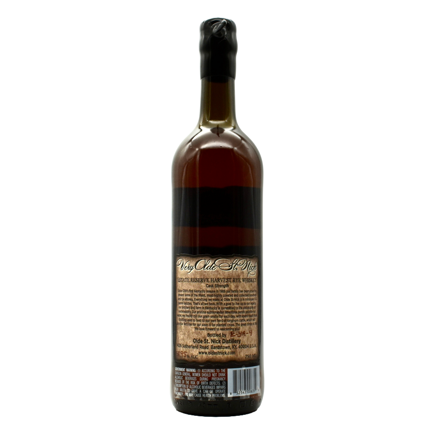 Very Olde St. Nick Rye Whiskey Harvest Rye 750ml