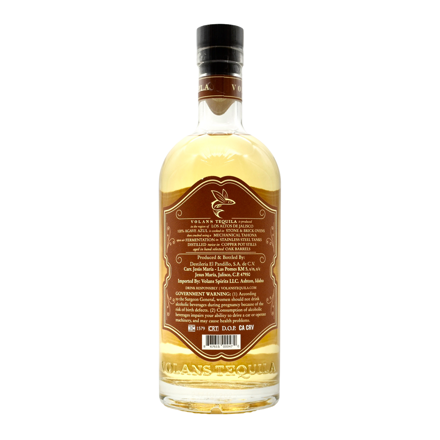 Volans Tequila Anejo 750ml