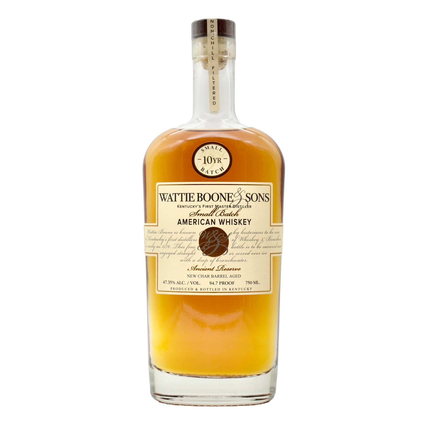 Wattie Boone Whiskey 10Yr 750ml