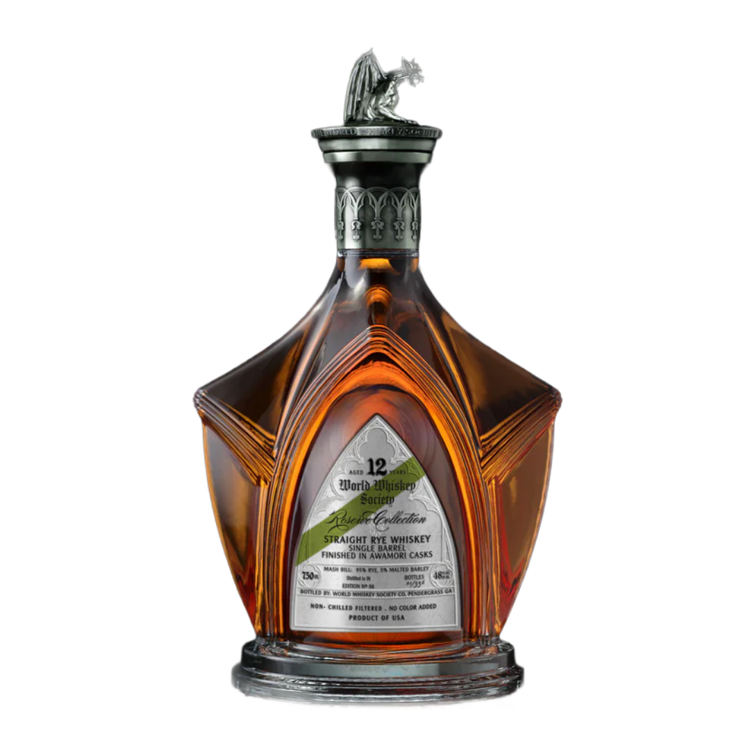 WWS 12 Year Old Reserve Collection Straight Rye Finished in Awamori Cask 750ml