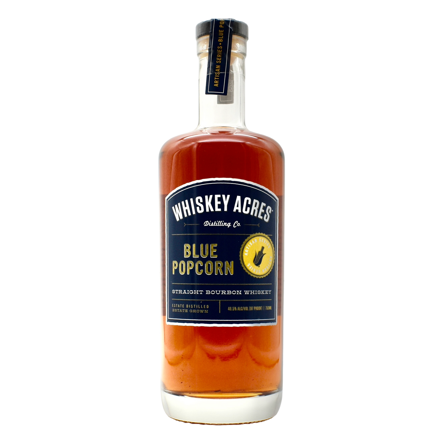 Whiskey Acres Bourbon Blue Popcorn 750ml