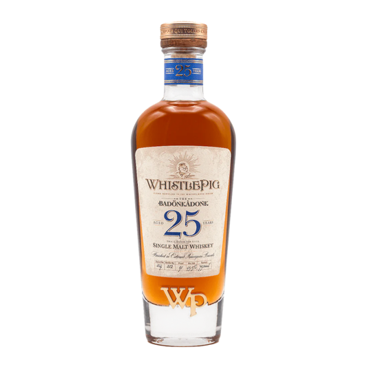 WhistlePig Malt Whiskey Badonkadonk Small Batch Pot Still 25 Year
