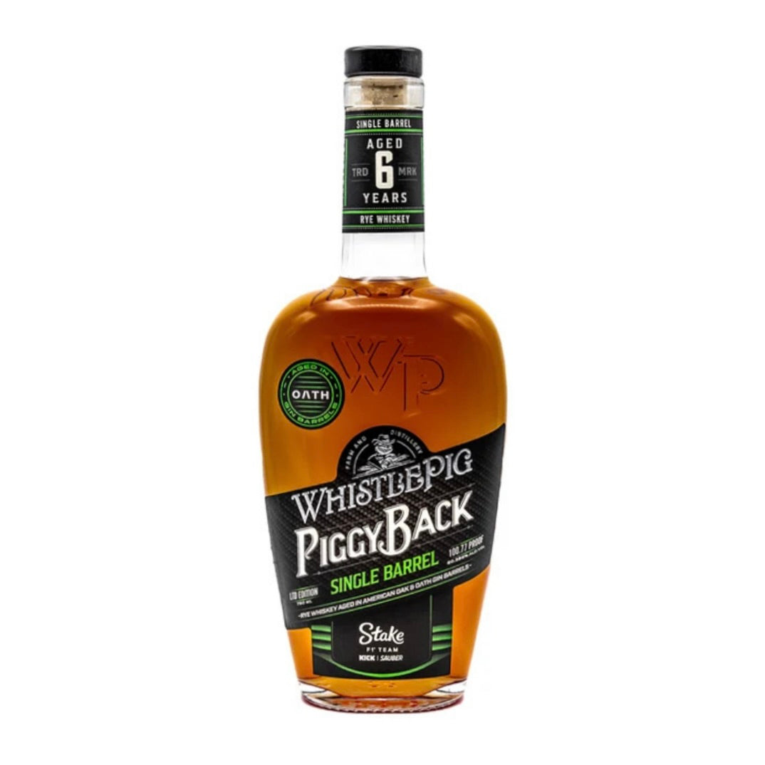WhistlePig Rye Whiskey Piggyback Stake F1 Team Limited Edition