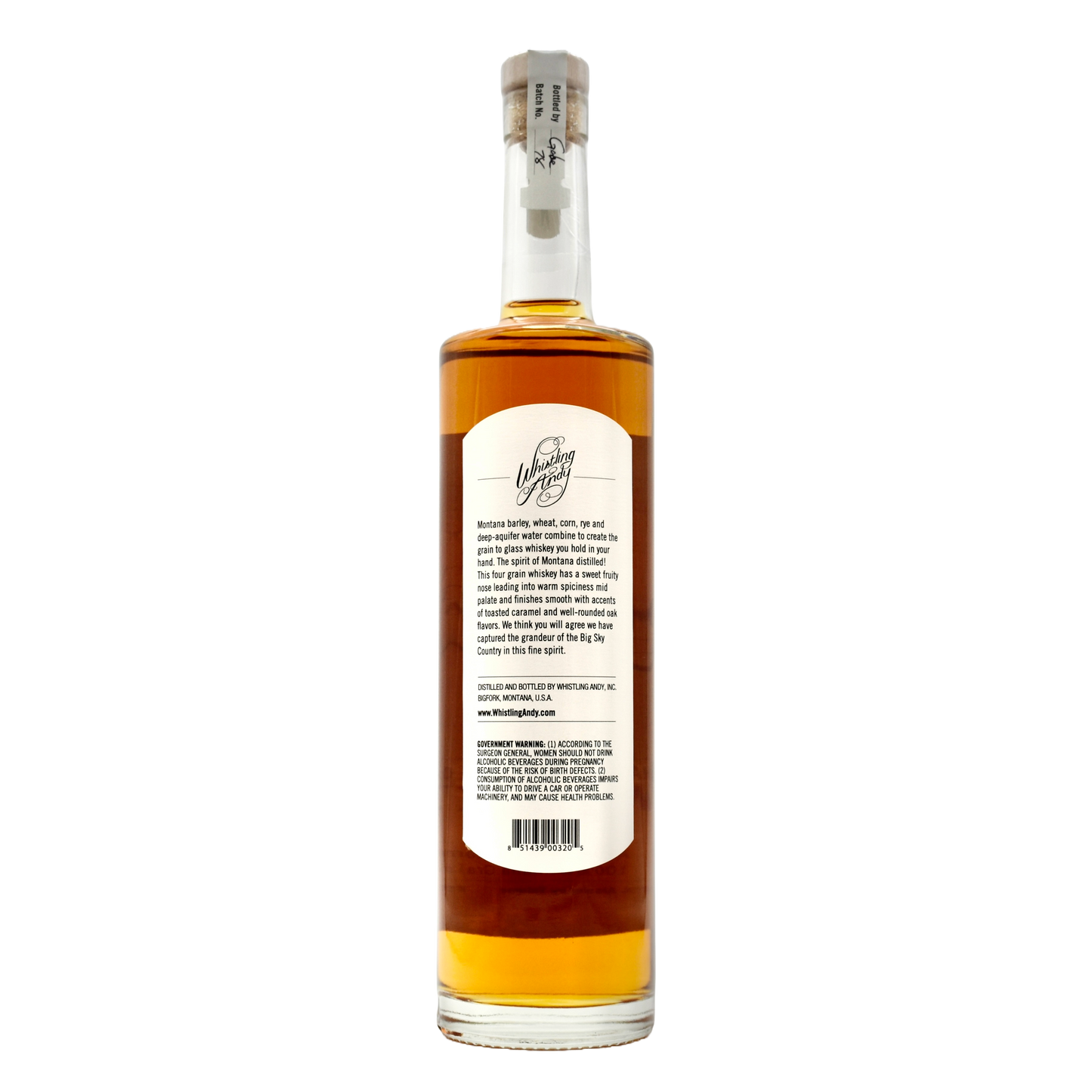 Whistling Andy Harvest Select Whiskey 750ml