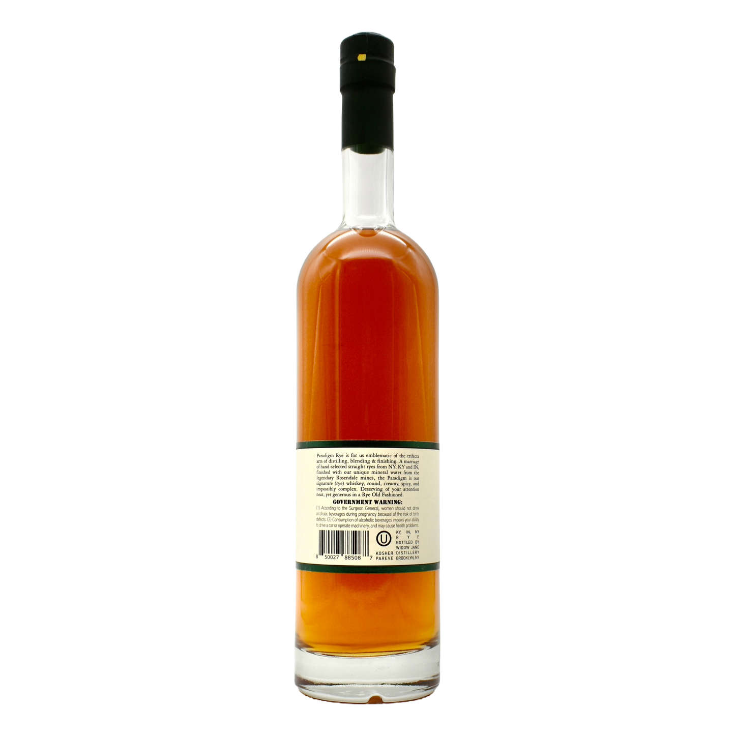 Widow Jane Rye Whiskey Paradigm 750ml