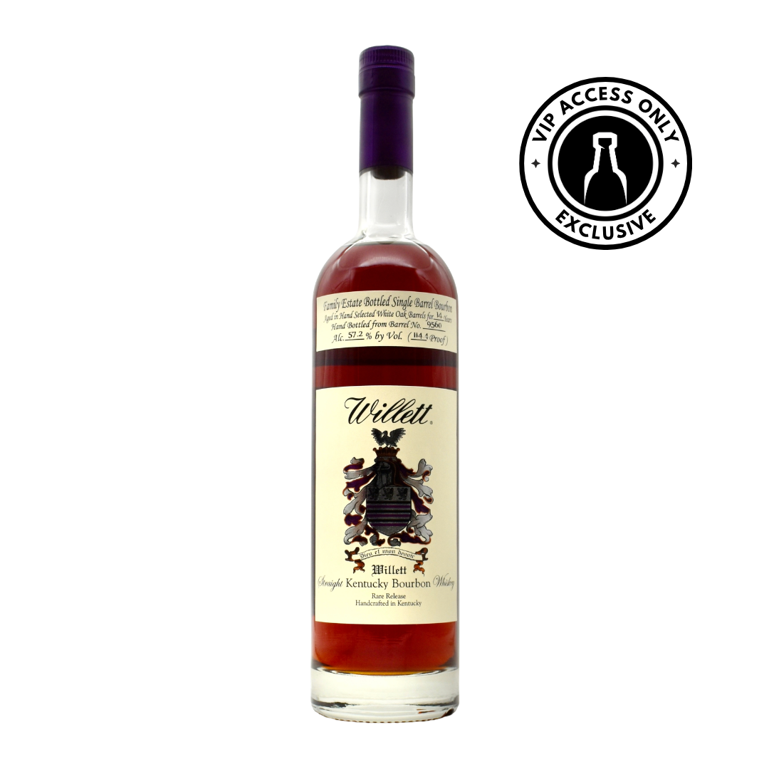 Willett Bourbon Single Barrel 14 Year 750ml (#9560) | VIP Access