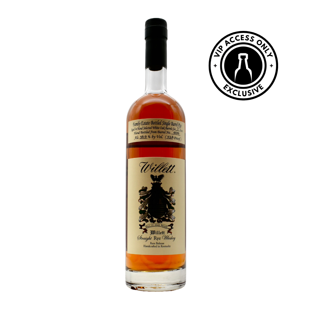 Willett Rye 7 Year Single Barrel #4029 750ml | VIP Access