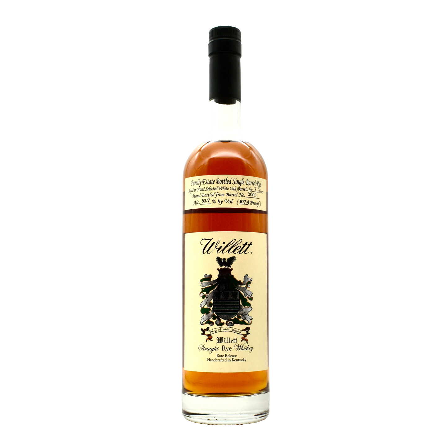 Willett Rye Whiskey 7 Year 750ml #2605 | VIP Access