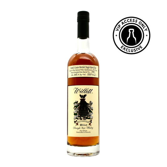Willett Single Barrel Rye Whiskey 6 Year #1154 750ml | VIP Access