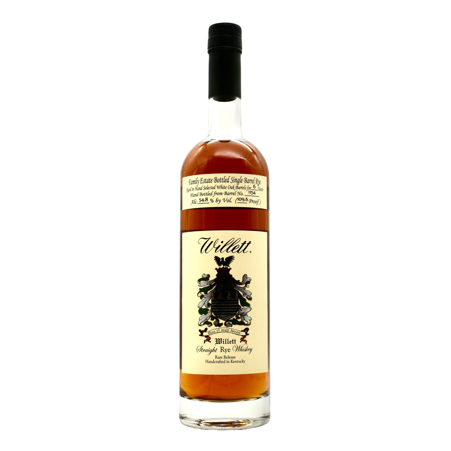 Willett Single Barrel Rye Whiskey 6 Year #1154 750ml | VIP Access