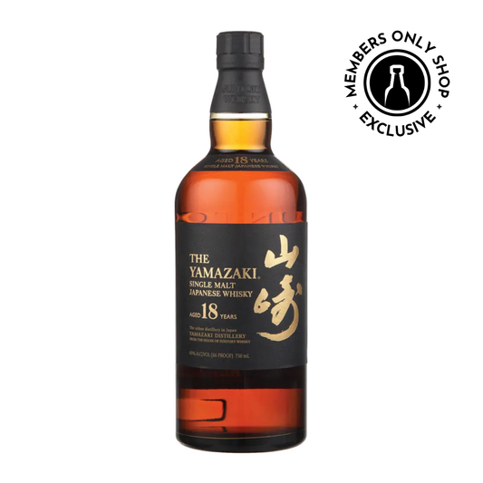 Yamazaki Japanese Whiskey 18 Year 750ml [MEMBERS ONLY]