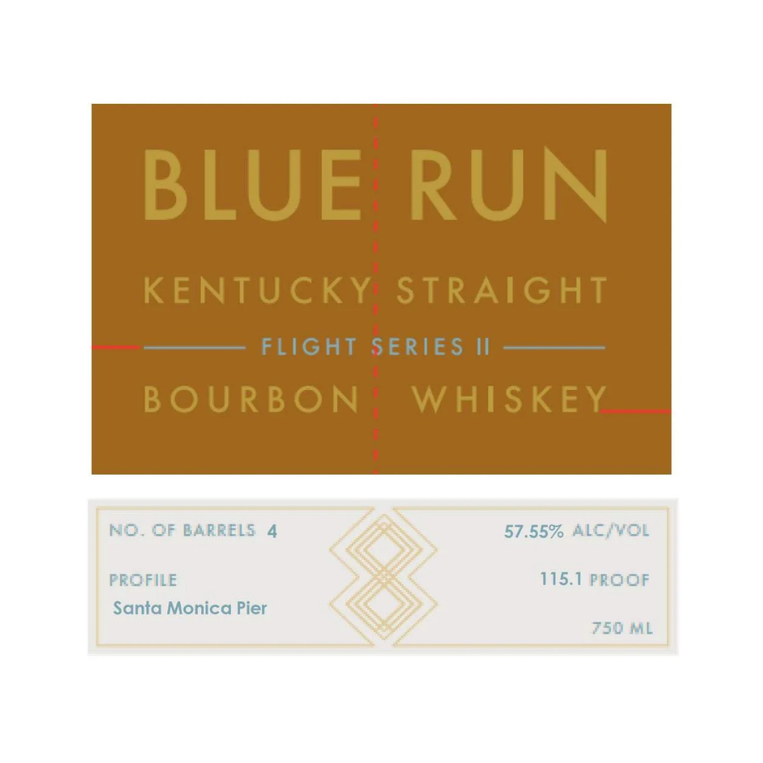 Blue Run Bourbon Flight Series II Santa Monica Pier 750ml