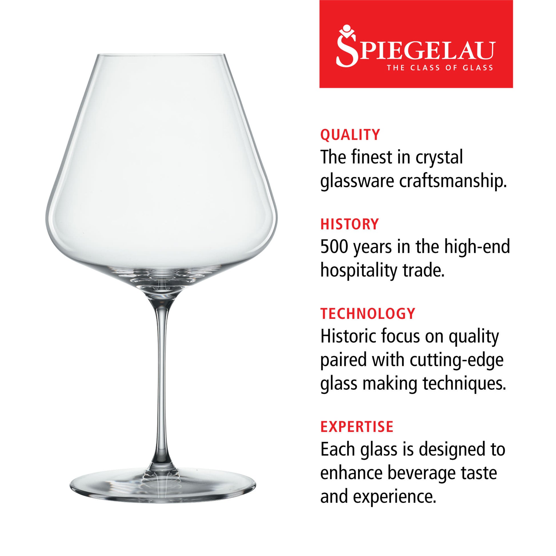 Definition Burgundy Wine Glass, Set of 4