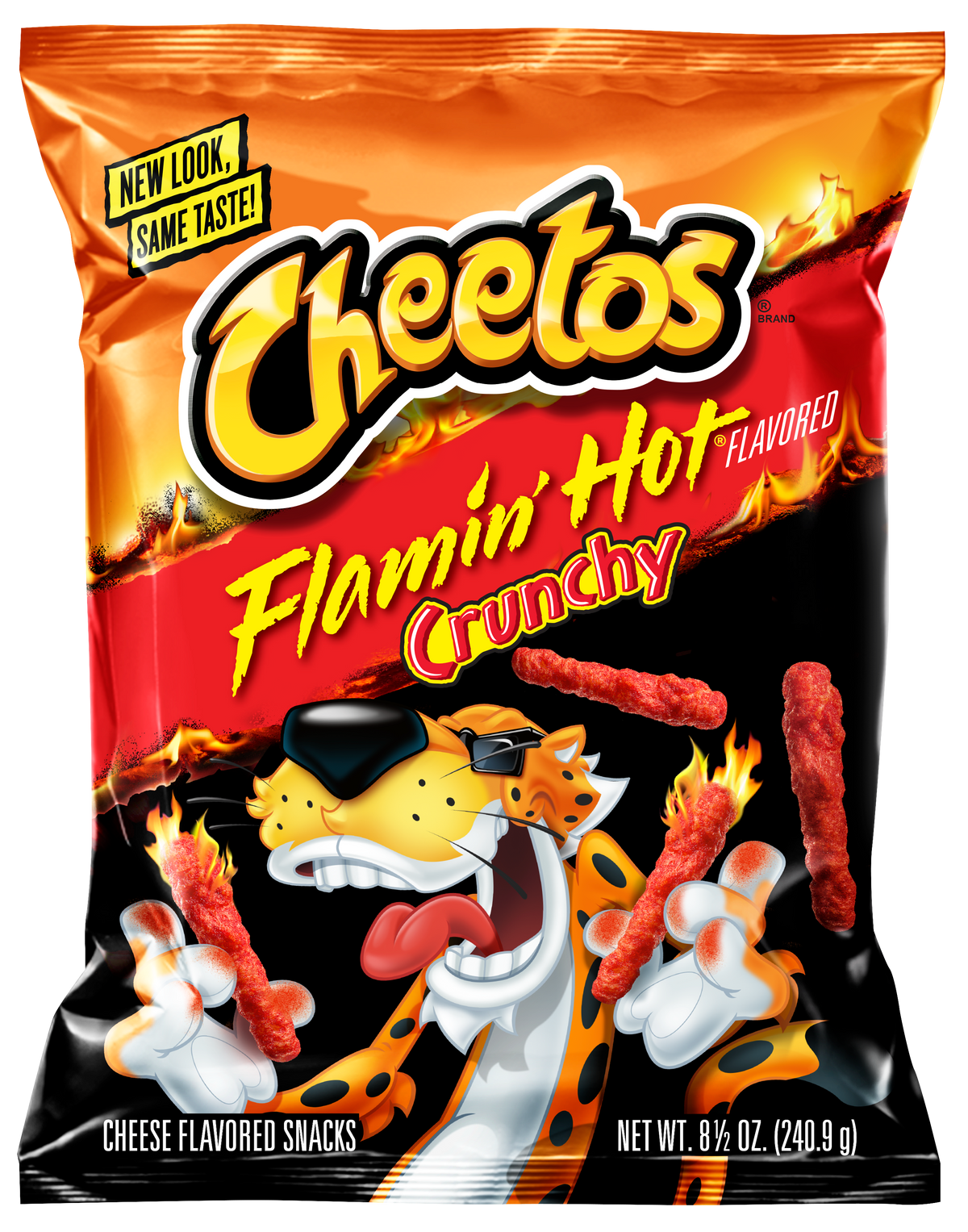 Cheetos Crunchy Flamin' Hot Cheese Flavored Snacks 8.5 oz