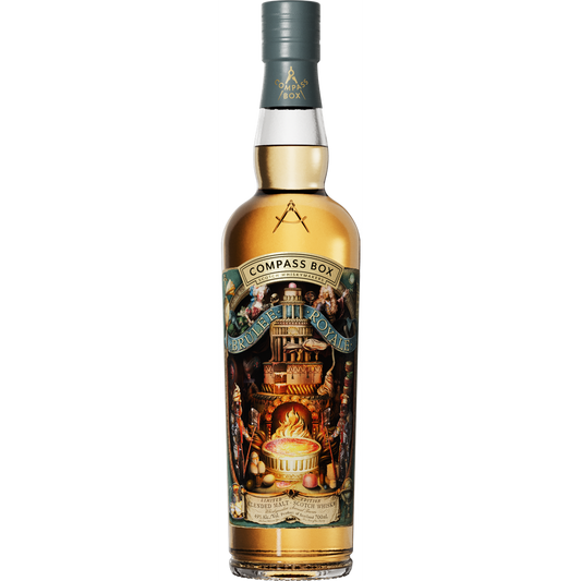 Compass Box Brûlée Royale blended malt Scotch whisky, 700 mL front bottle view