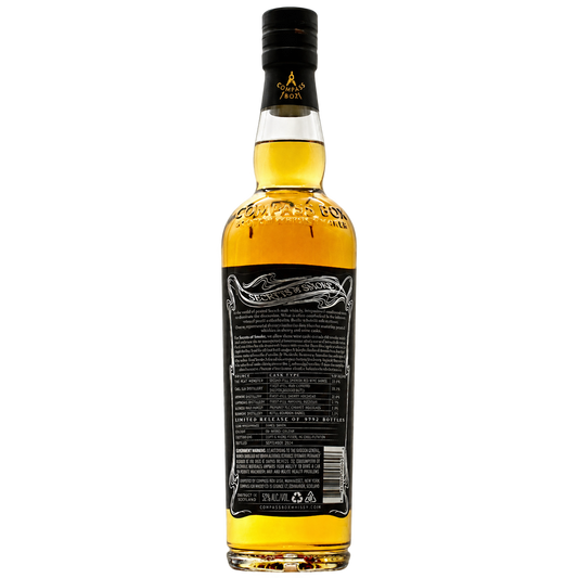 Compass Box Secrets of Smoke Blended Malt Scotch Whisky 700ml - back