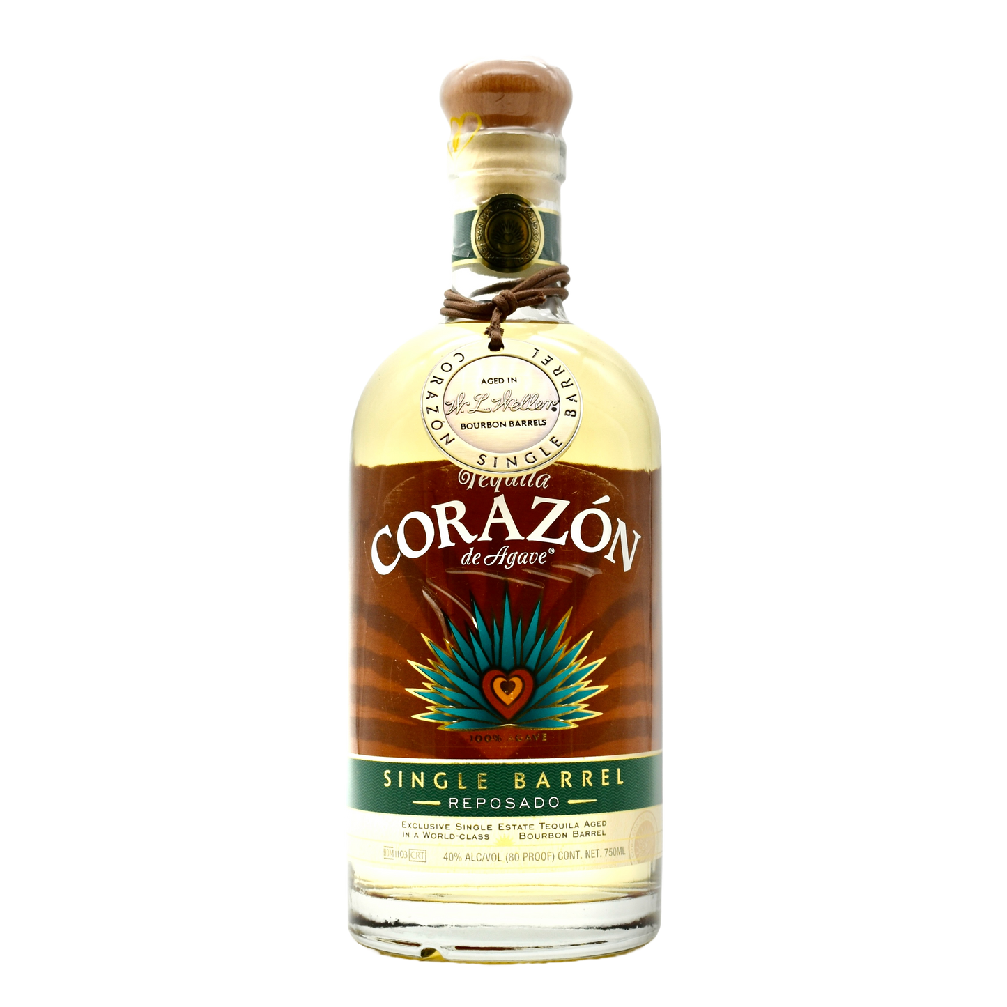 Corazon Tequila Single Barrel Reposado Weller 750ml