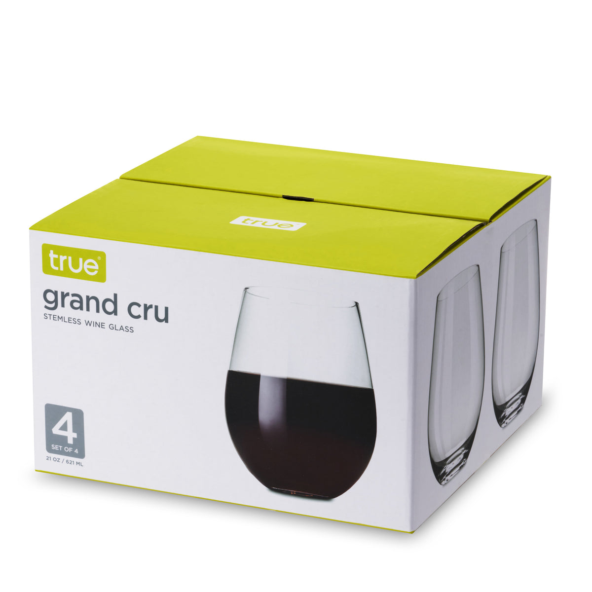 Vino 21 oz Stemless Wine Glasses, Set of 4