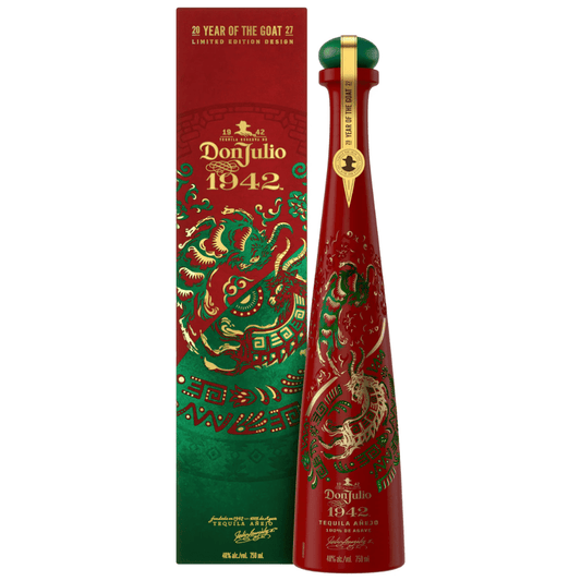 Don Julio 1942 Year of the Goat 2027 limited edition bottle and presentation box