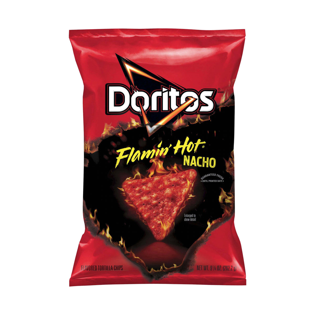 Doritos Flamin' Hot Nacho Flavored Tortilla Chips 7.25 oz